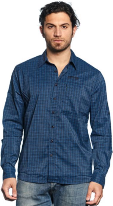 Northland Camisa - Gabriel Karo Funktionshemd Small Ms Navy Small Check