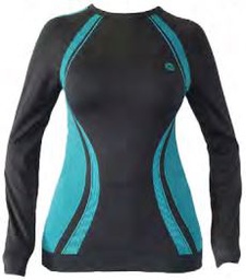 Hi-Tec Remera Térmica M/L Women´s Lady Rico Black