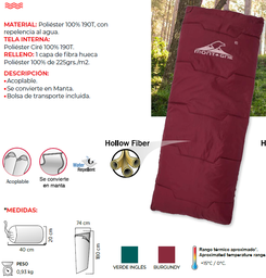 Montagne Bolsa de Dormir Travel Pro